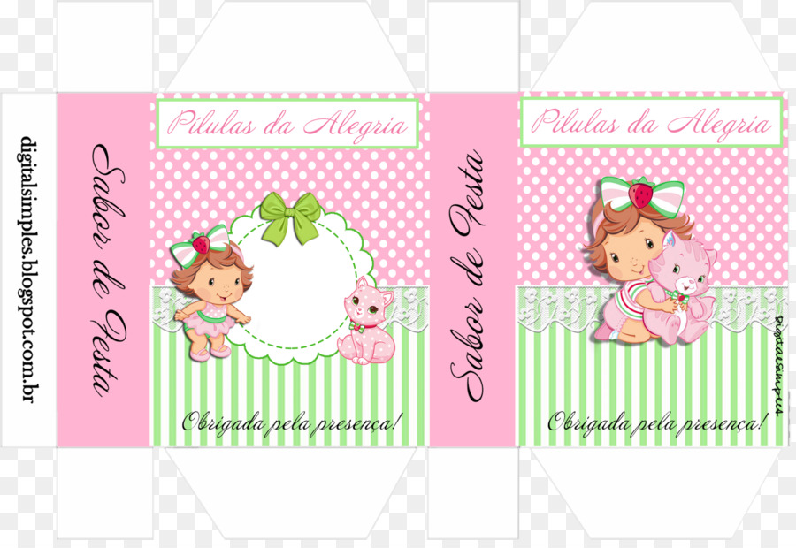 Caja De Dulces Rosa Y Verde，Dulce PNG