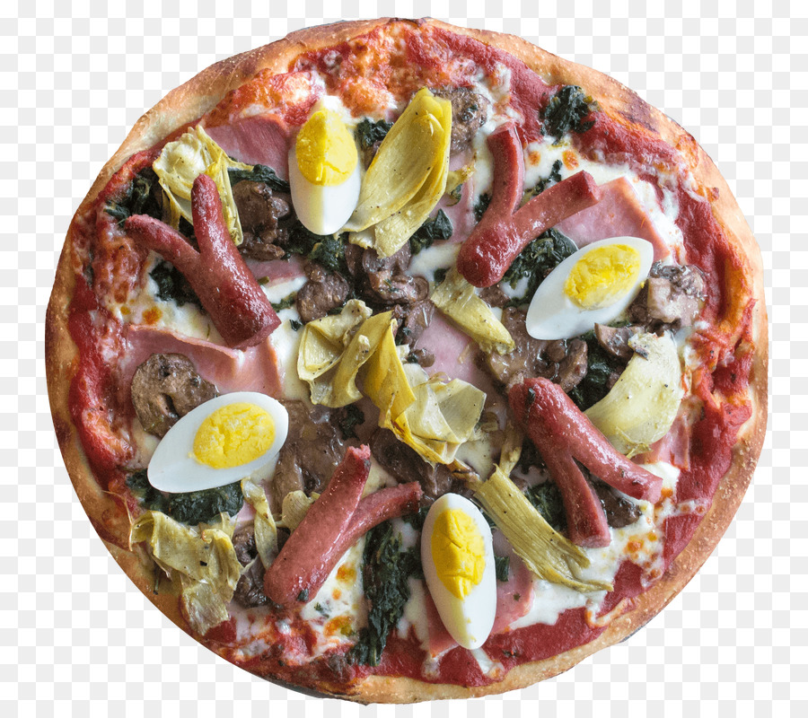 Californiastyle Pizza，Jamón PNG