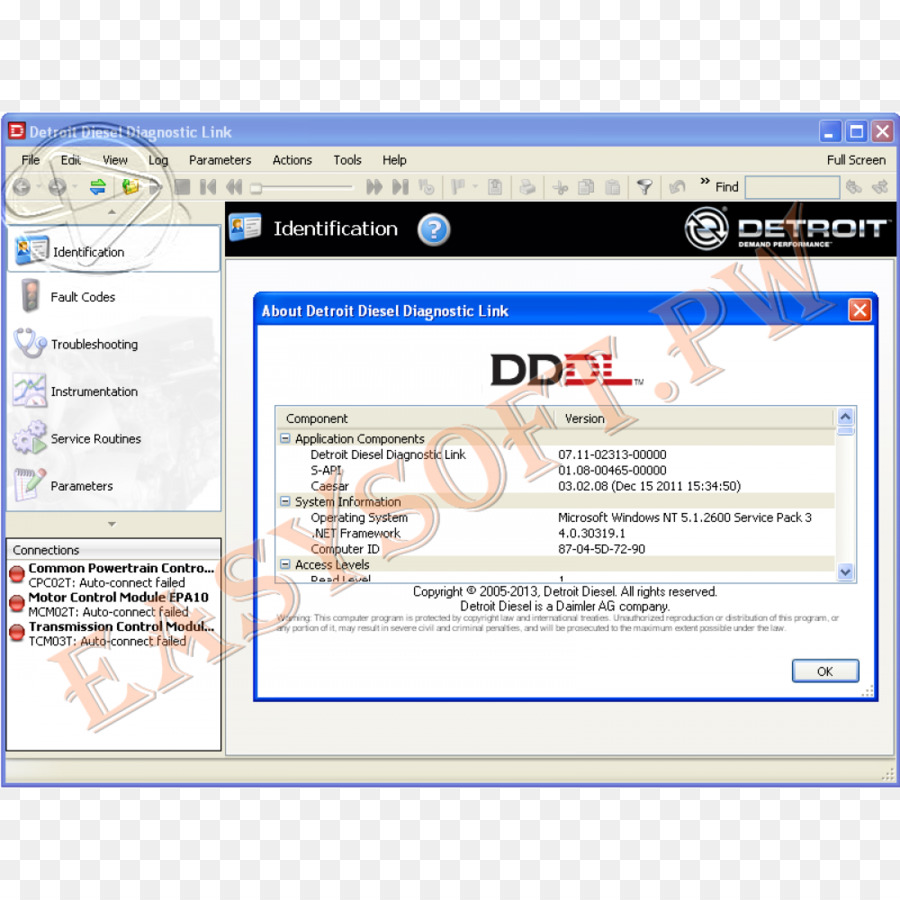 Programa De Ordenador，Detroit Diesel PNG