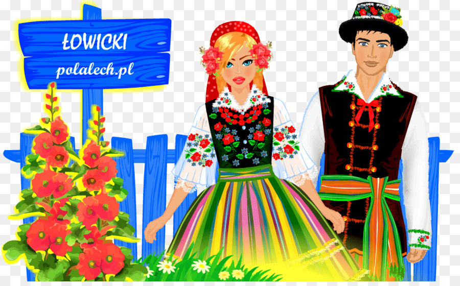 Лович，Vestido De łowicki PNG