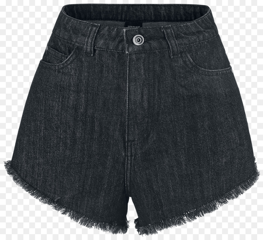 Pantalones Cortos Vaqueros Negros，Dril PNG