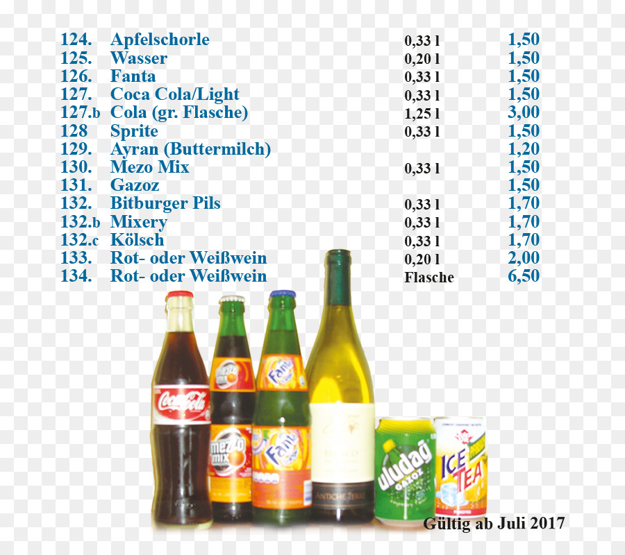 Bebidas Gaseosas，Botella De Vidrio PNG