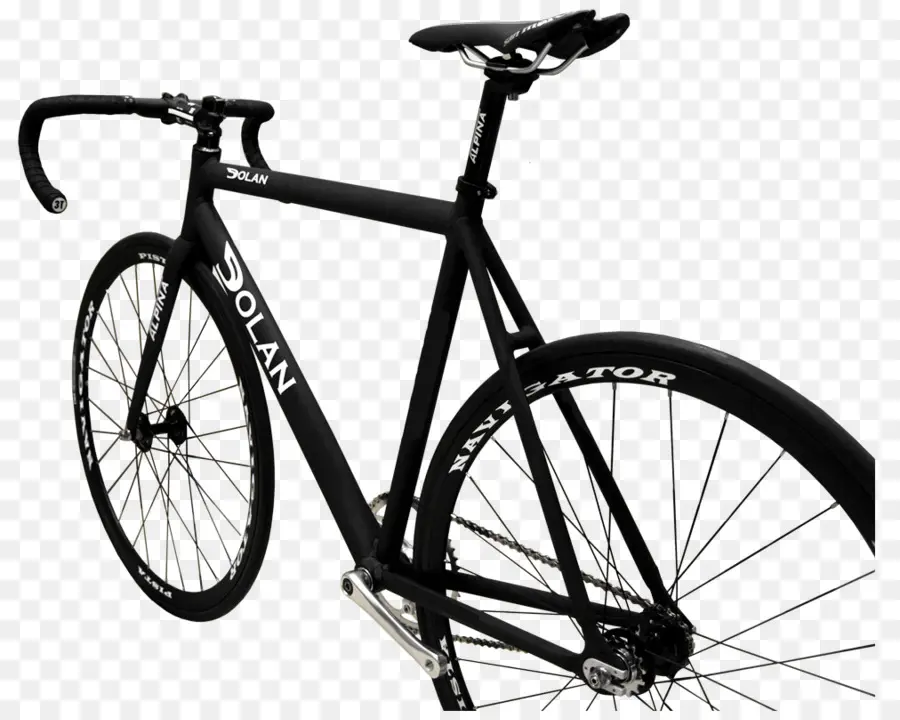 Bicicleta En Blanco Y Negro，Bicicleta De Carretera PNG