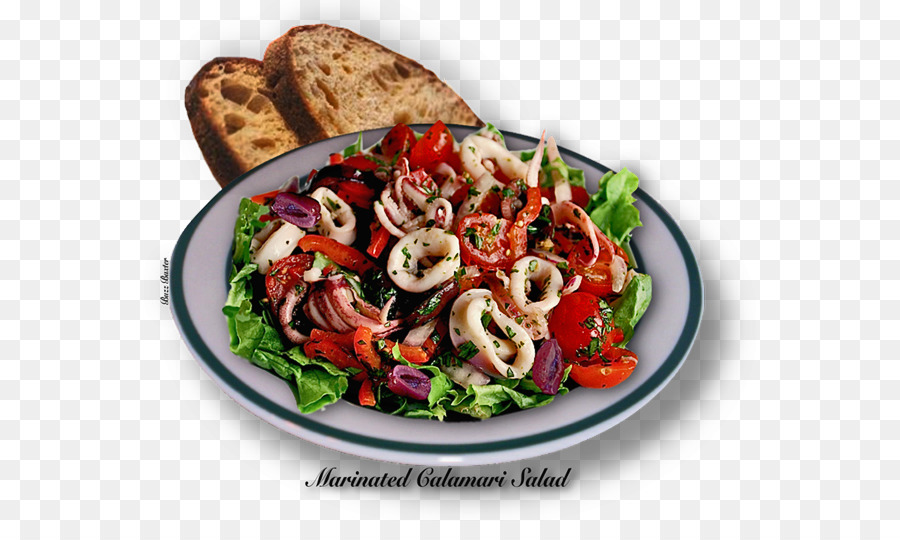 Ensalada Griega，Calamar PNG