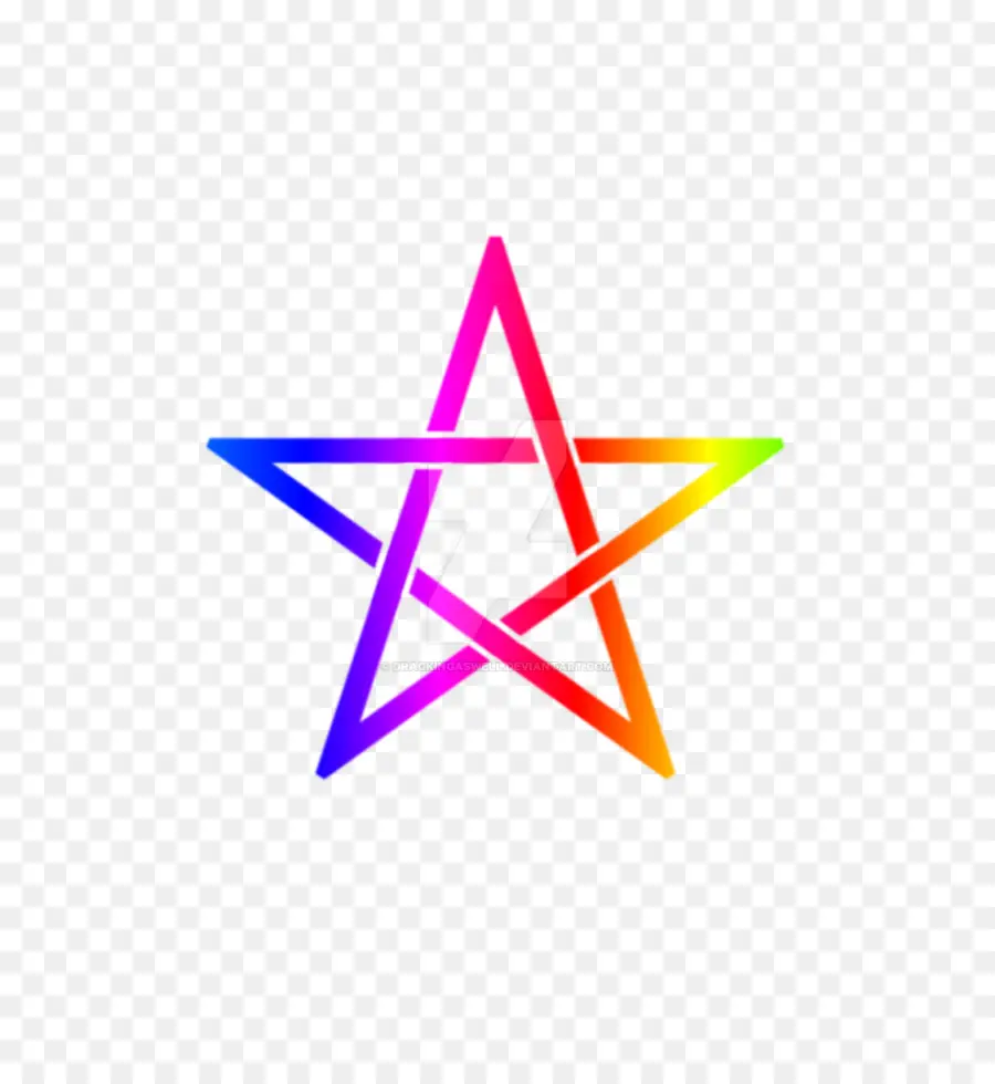 Estrella Arcoiris，Vistoso PNG