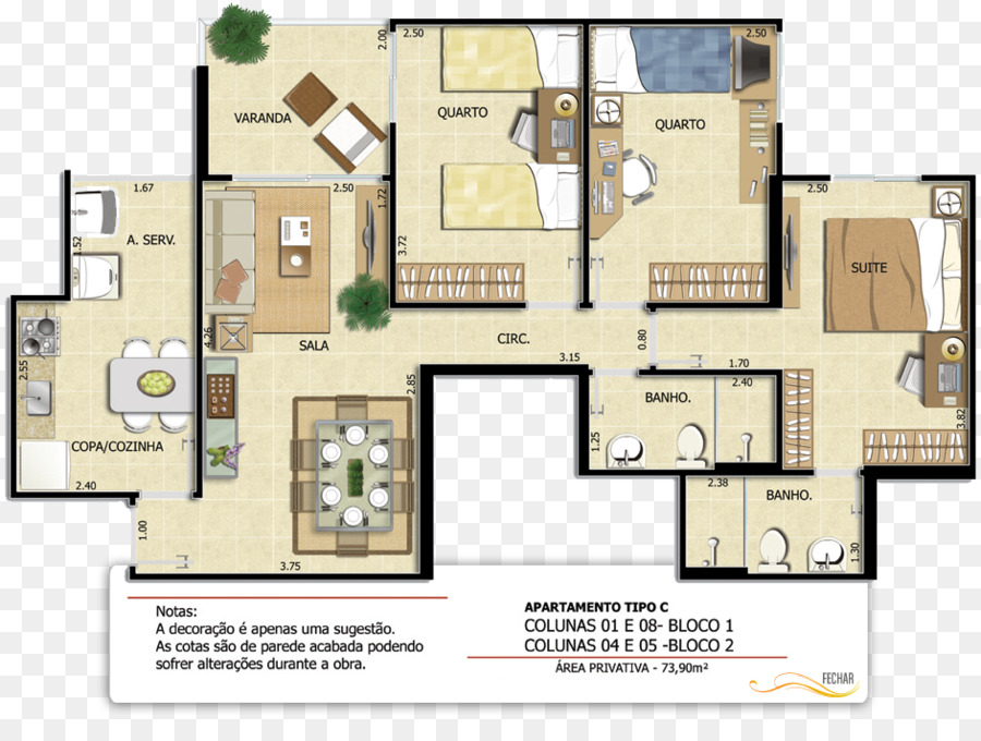 Plan De Piso，Zona Residencial PNG