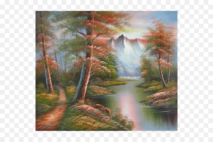 Pintura De Paisaje，Naturaleza PNG