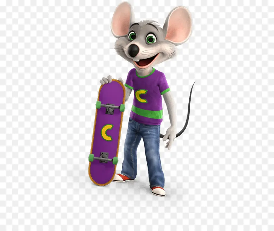 Ratón，Chuck E S Skate Universe PNG