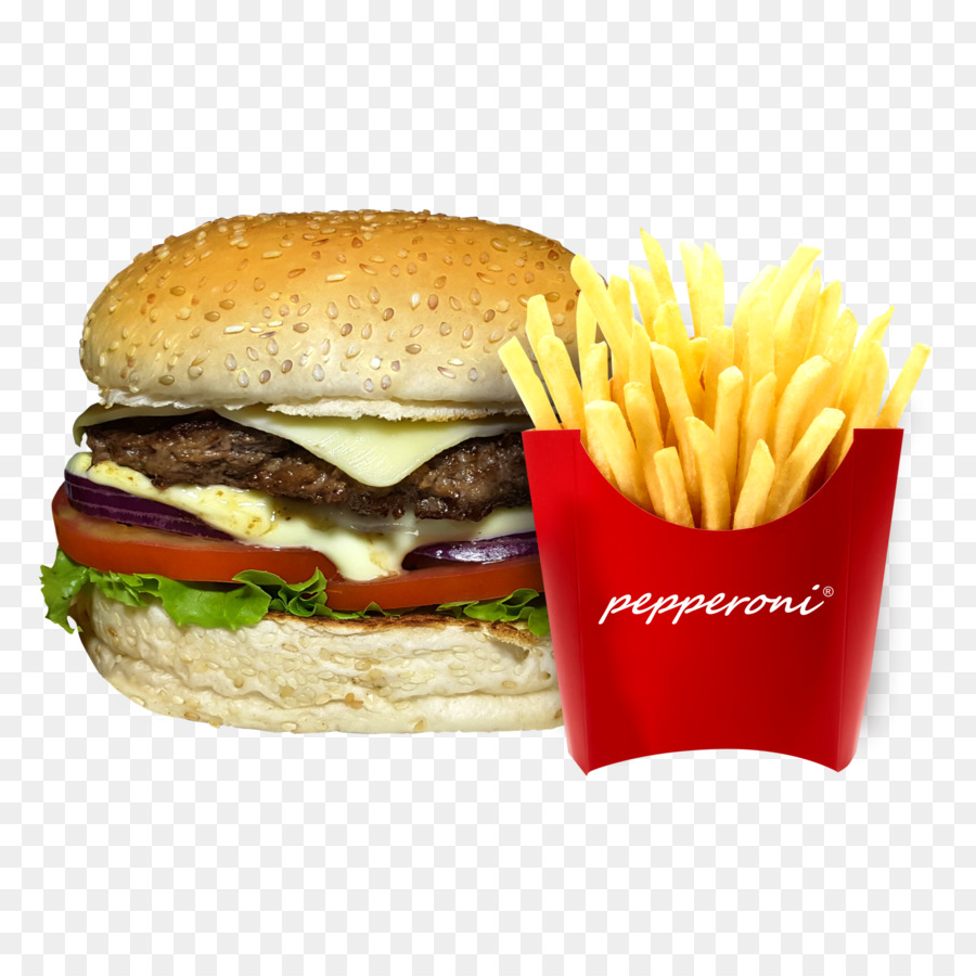 Hamburguesa Y Papas Fritas，Comida Rápida PNG