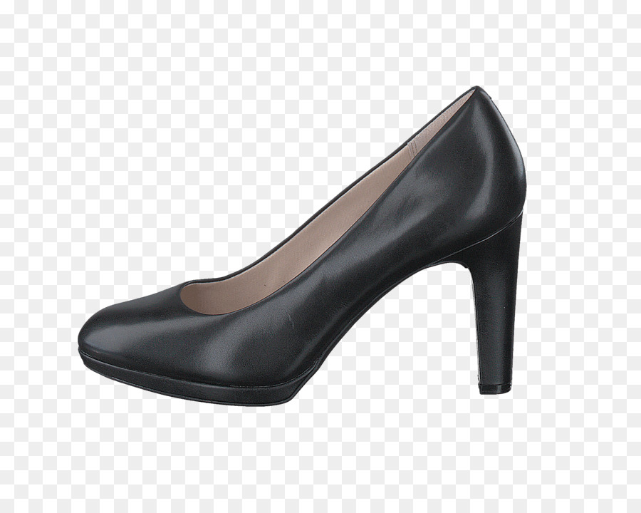 Tacón Alto Negro，Zapato PNG