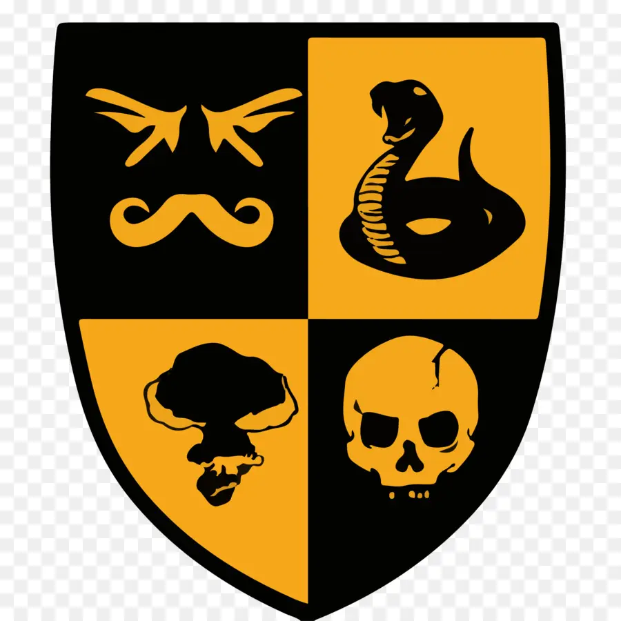 Escudo Con Simbolos，Emblema PNG