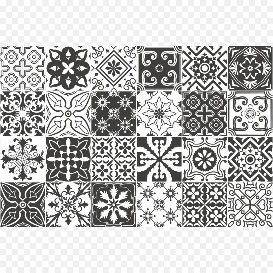 Azulejos Estampados，Diseño PNG