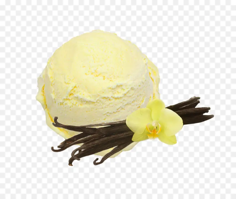 Helado De Vainilla，Postre PNG