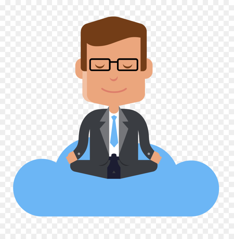 Hombre Meditando，Hombre De Negocios PNG