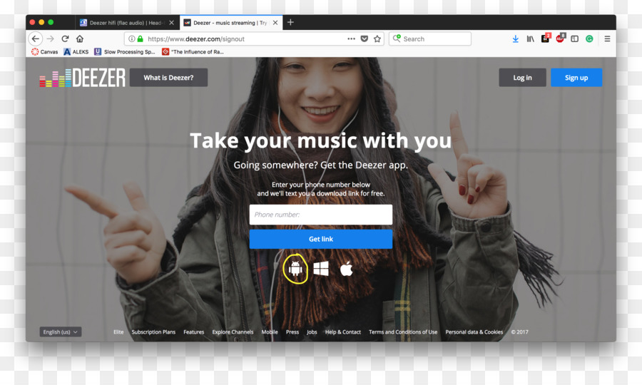 Deezer，Tutorial PNG