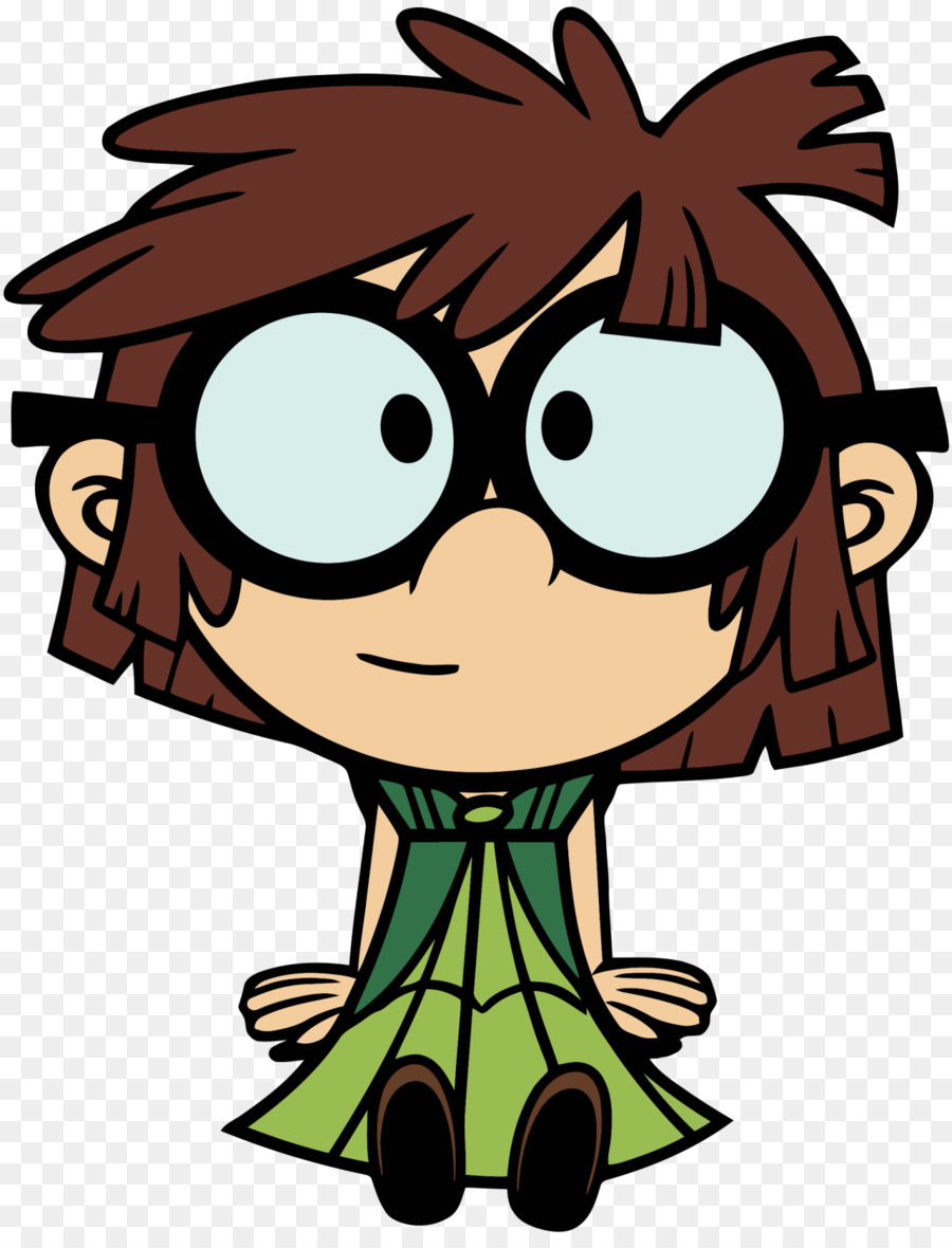 Niña De Dibujos Animados，Anteojos PNG