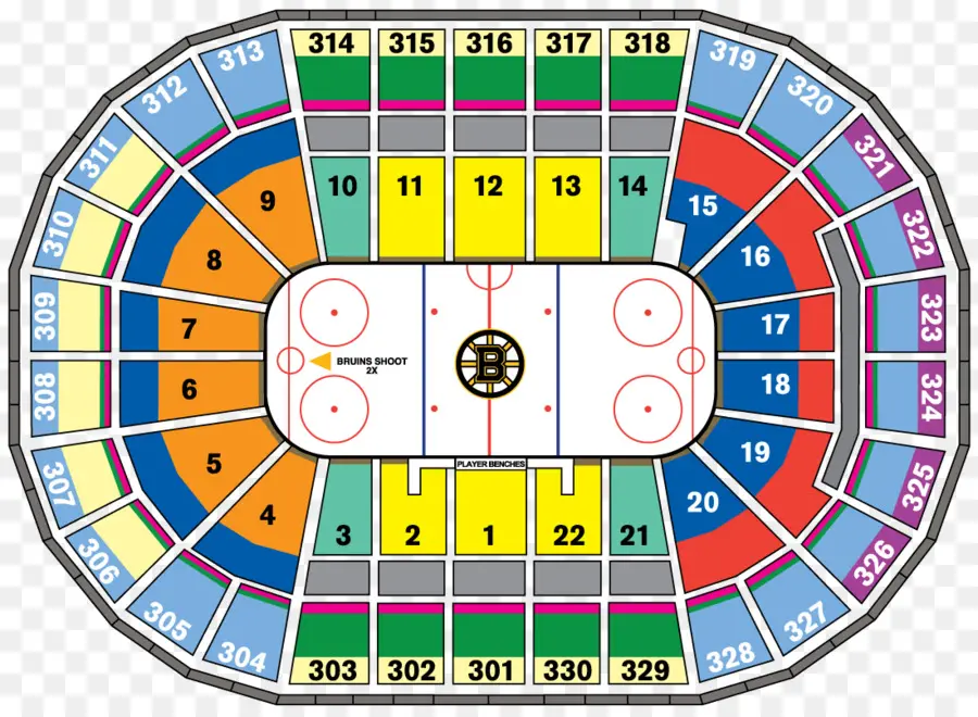 El Td Garden，Los Bruins De Boston PNG