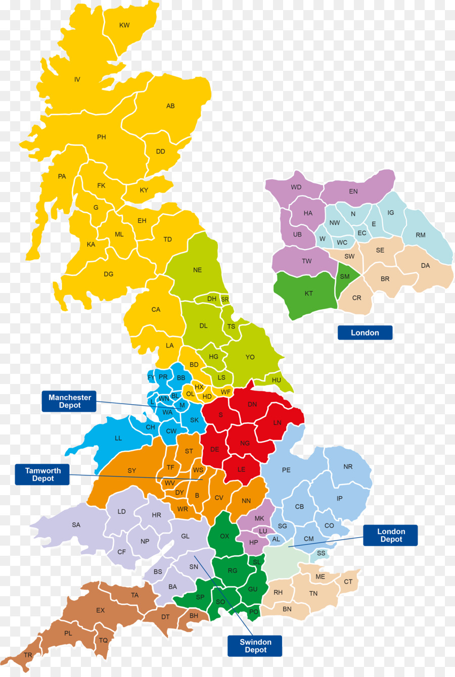 Inglaterra，Mapa PNG