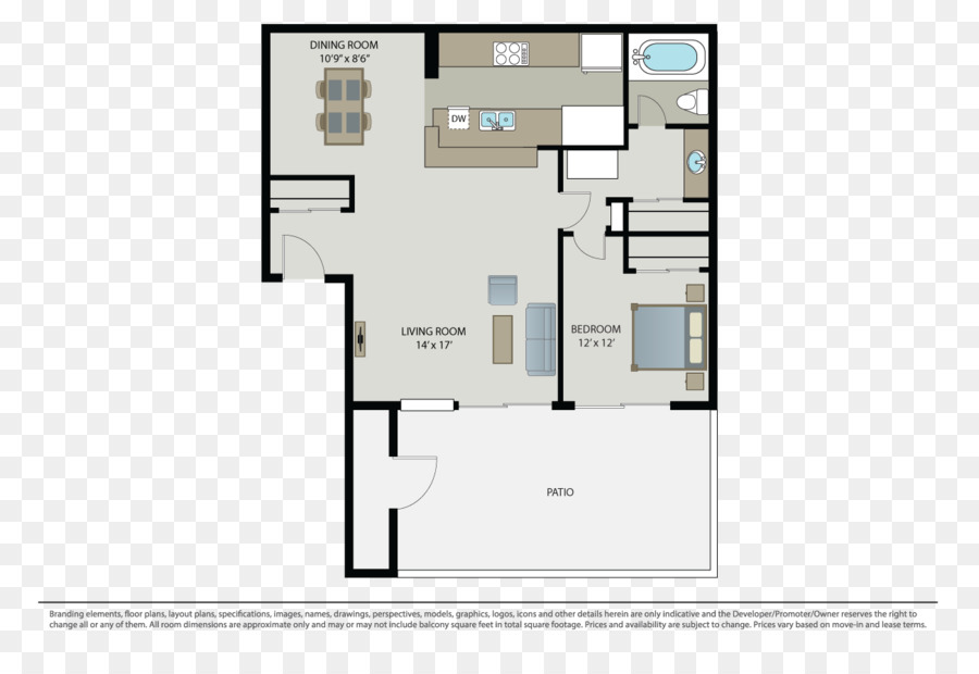 Plan De Piso，Paraísos Apartamentos PNG