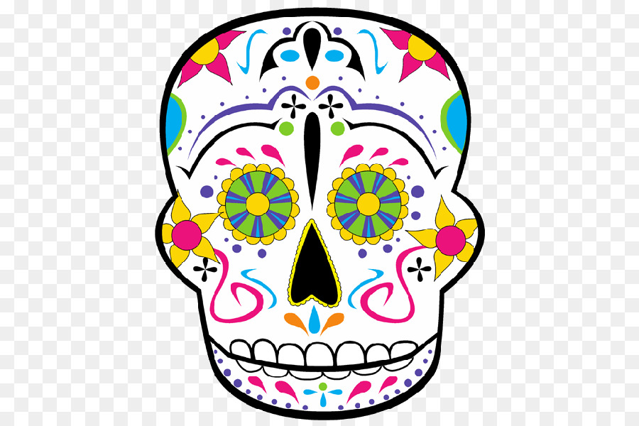 Calavera De Azúcar，Vistoso PNG