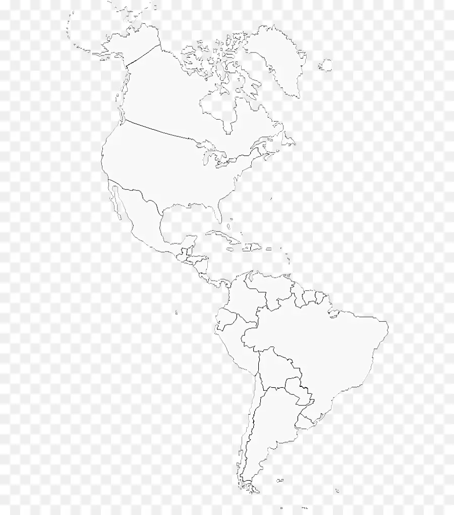 América Del Norte，Arte De Línea PNG