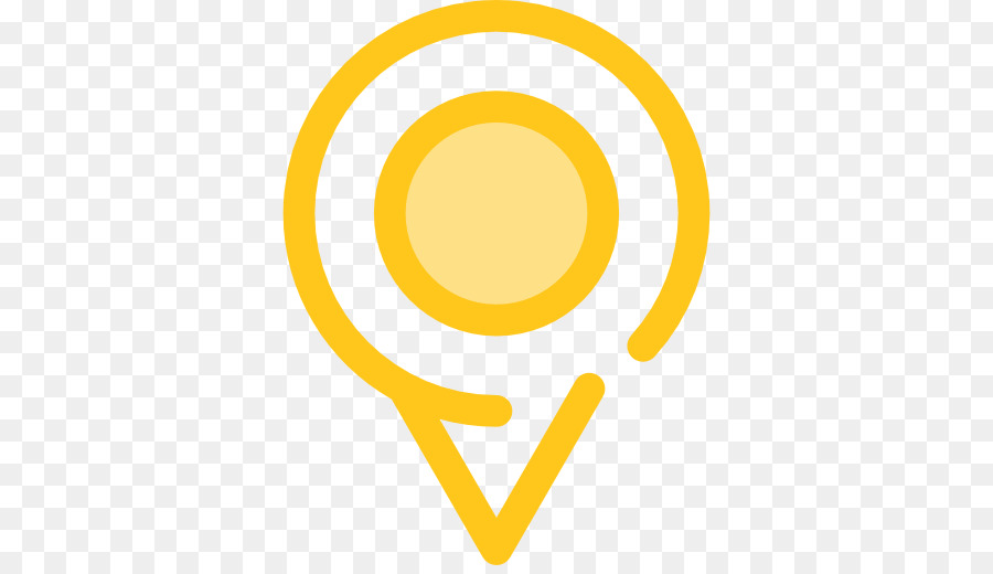 Pin De Ubicación Amarillo，Mapa PNG