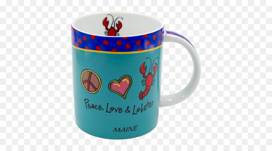 Taza Colorida，Langosta PNG