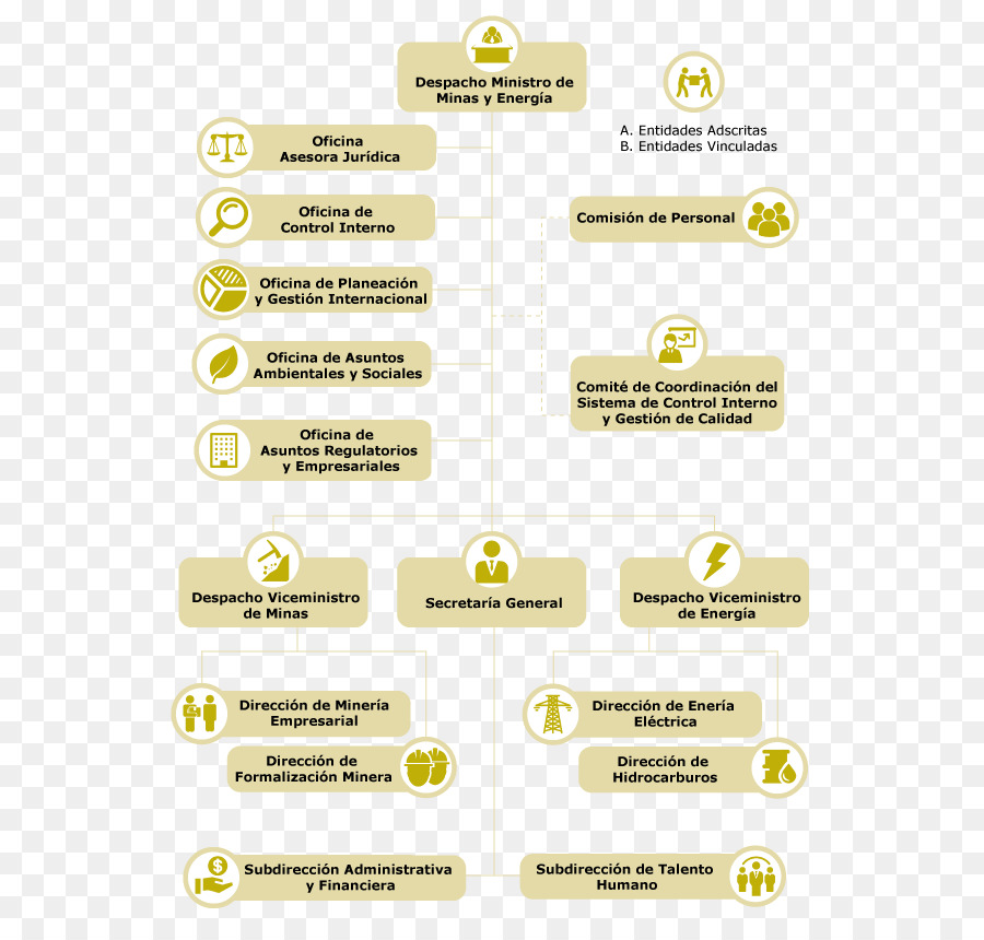 Organigrama，Estructura PNG