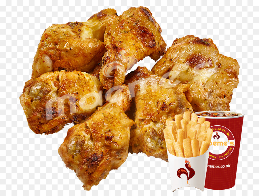 Comida De Pollo Frito，Papas Fritas PNG