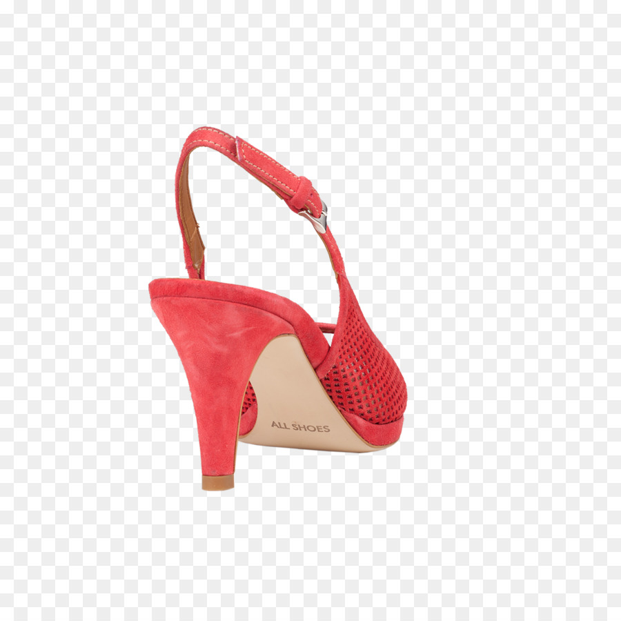 Zapato De Tacón Alto，Rojo PNG