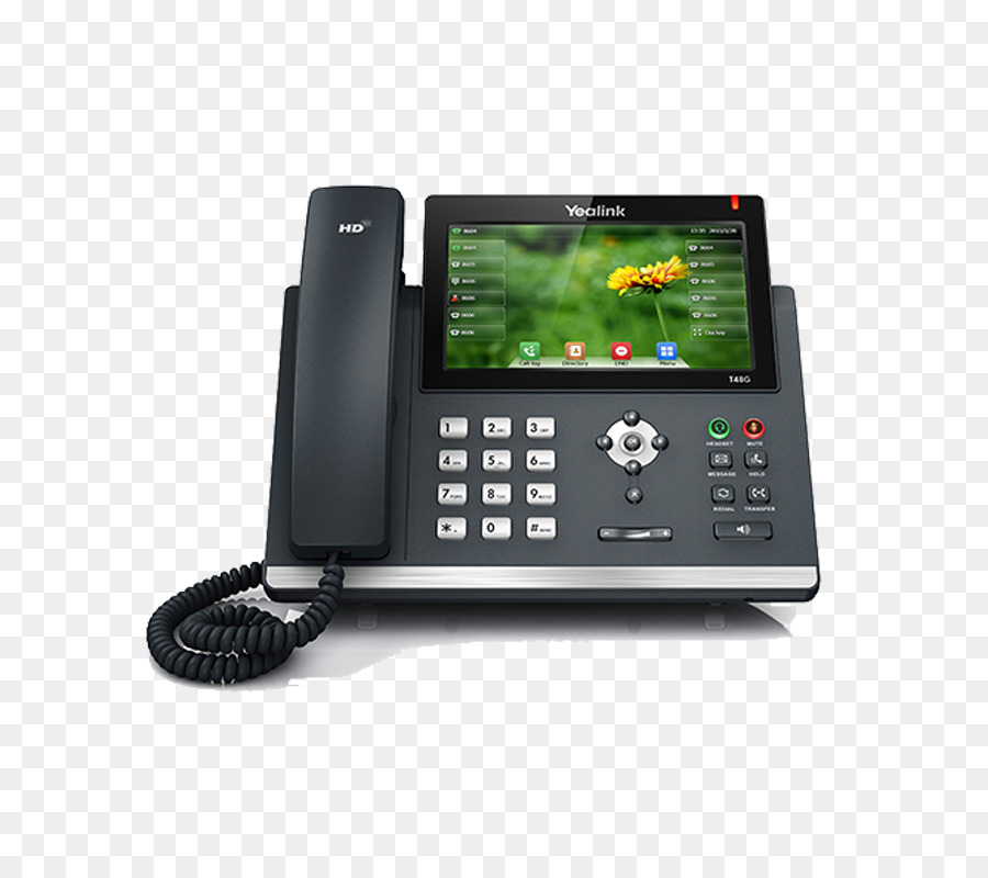 Teléfono Voip，Yealink Sipt48g PNG