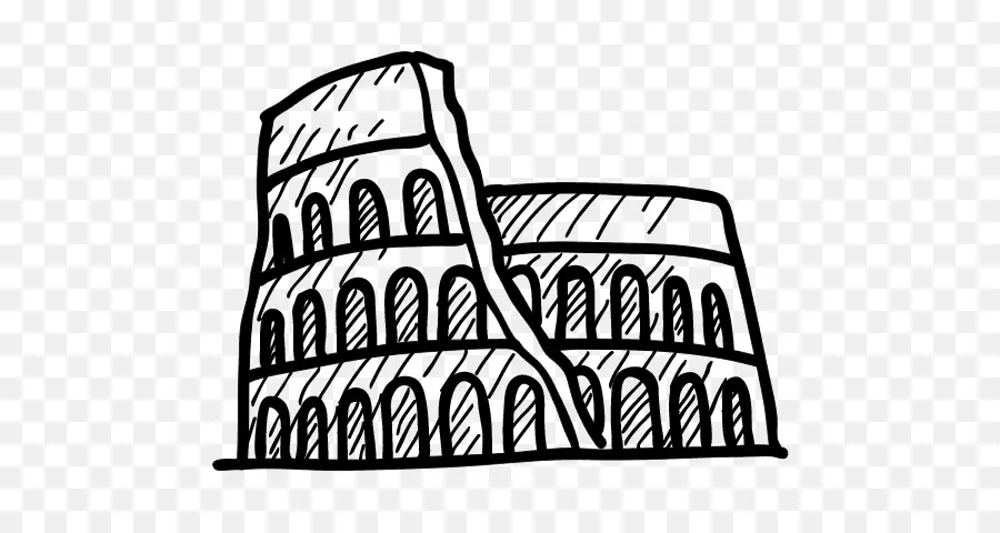 Coliseo Dibujo，Monumento PNG