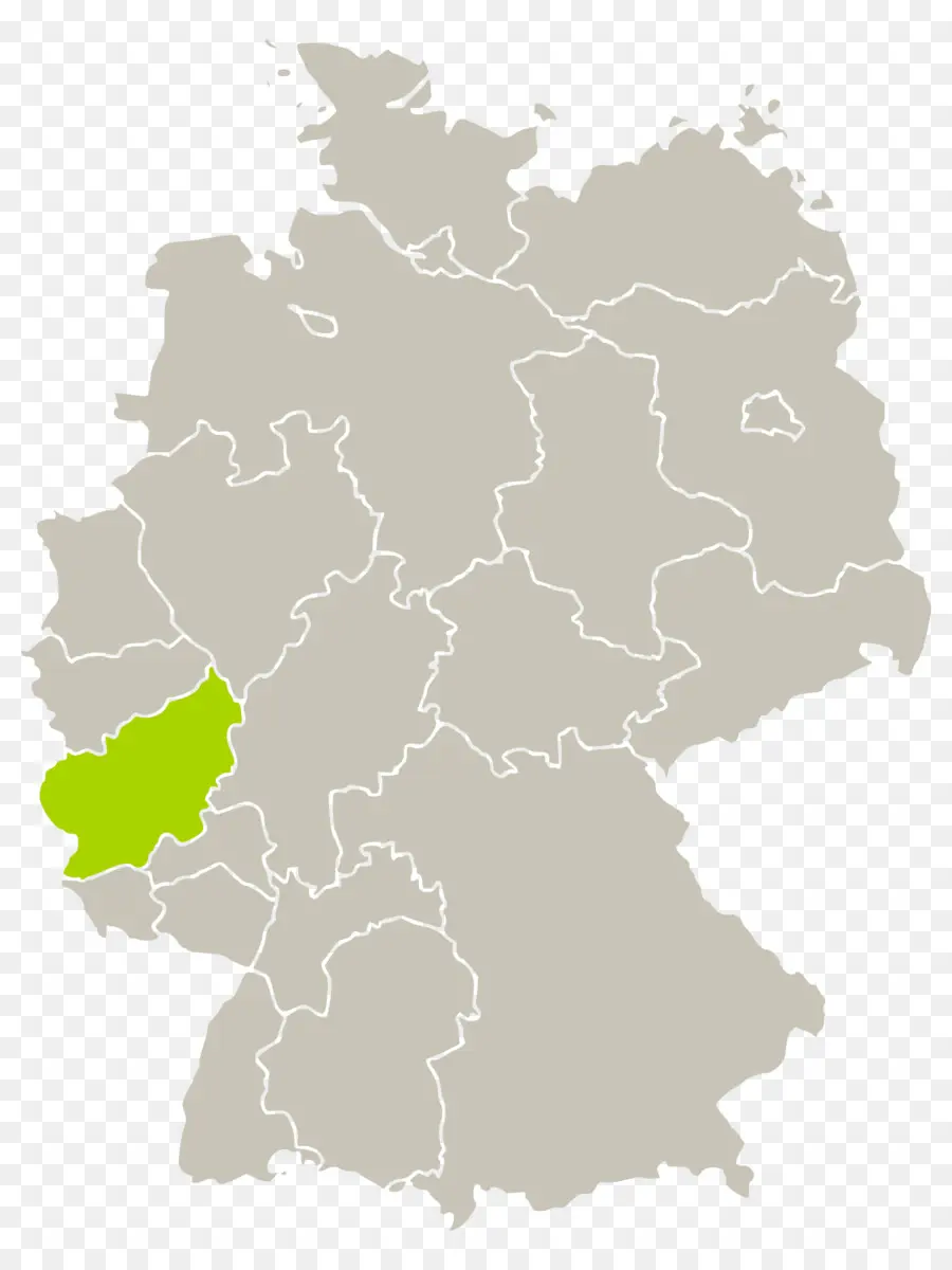 Mapa De Alemania，País PNG