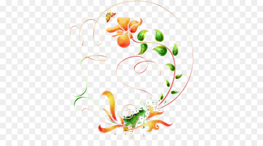 Diseño Floral，Fondo De Escritorio PNG