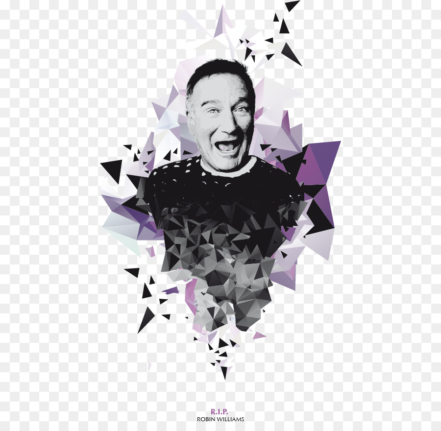 Arte De Robin Williams，Retrato PNG