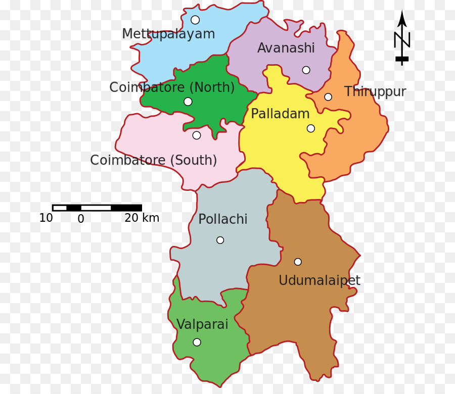 Gobichettipalayam，Mapa PNG