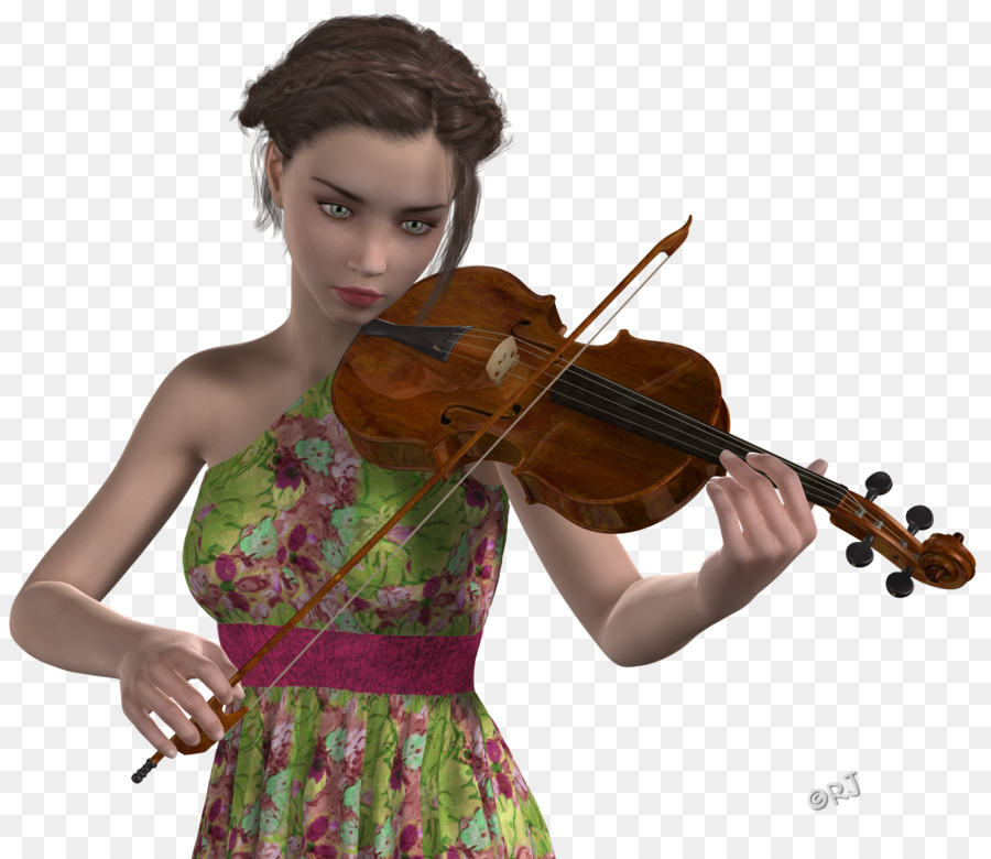 Chica Con Violín，Música PNG