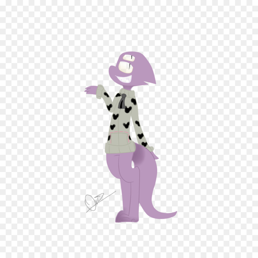 Personaje De Dibujos Animados Morado，Púrpura PNG