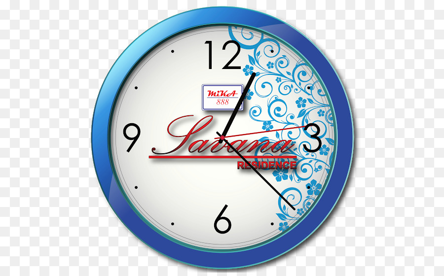 Reloj，Azul PNG