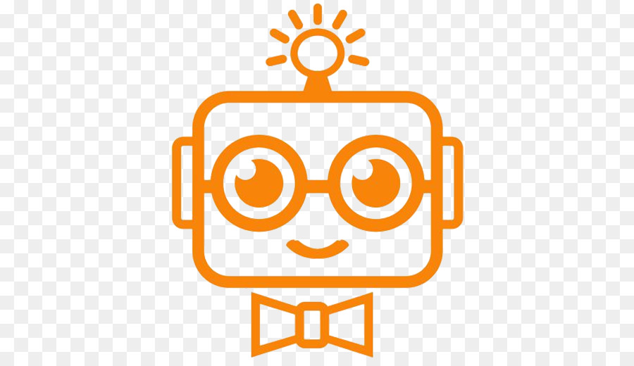 Robot Naranja，Anteojos PNG