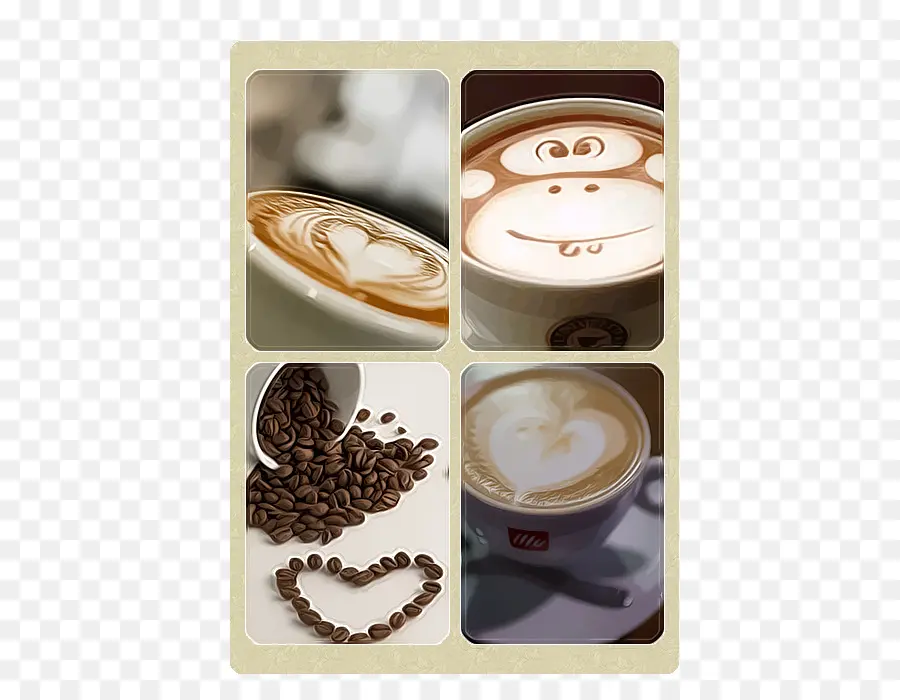 Arte Del Café，Café Con Leche PNG