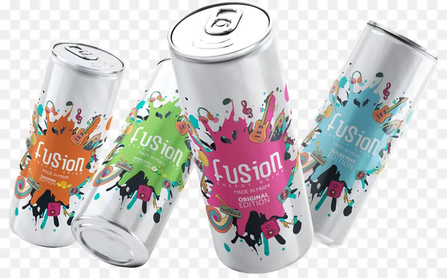 Bebidas Energéticas De Fusión，Latas PNG