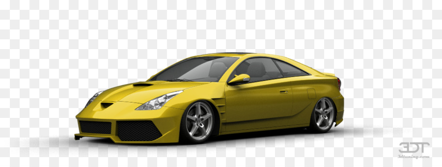 Coche Deportivo Amarillo，Auto PNG