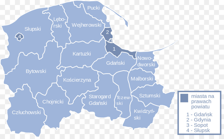 Gdansk，División Administrativa Pomerania PNG