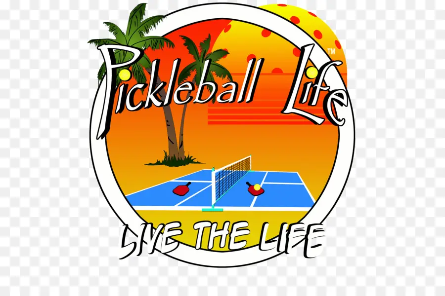 Logotipo De La Vida De Pickleball，Deporte PNG