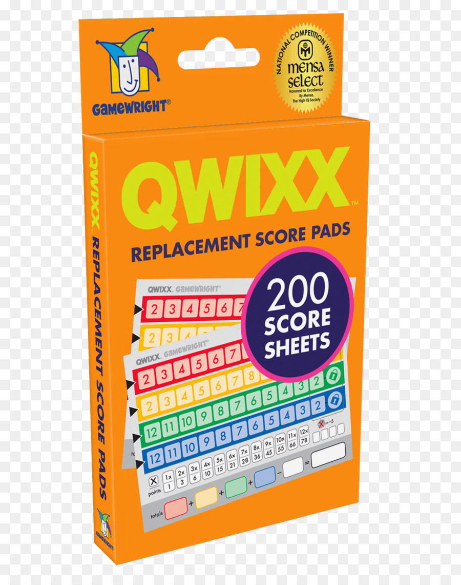 Gamewright Qwixx，Juego De Dados PNG