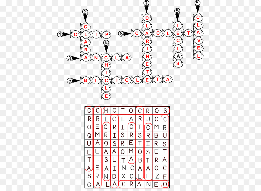 La Búsqueda Por Palabra，Crucigrama PNG