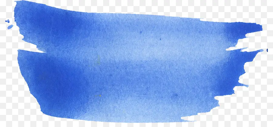 Trazo De Pincel Azul，Pintar PNG