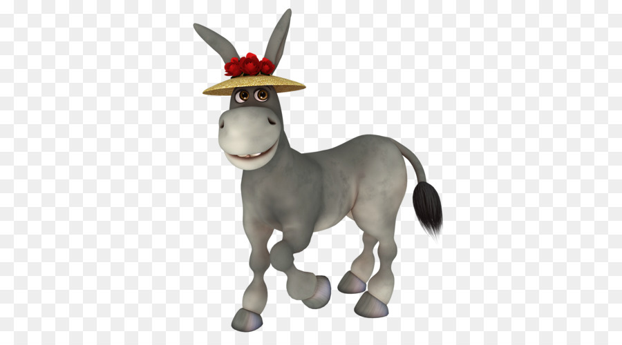 Burro De Dibujos Animados，Mula PNG