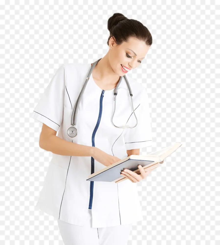 Enfermera En Uniforme Blanco，Médico PNG